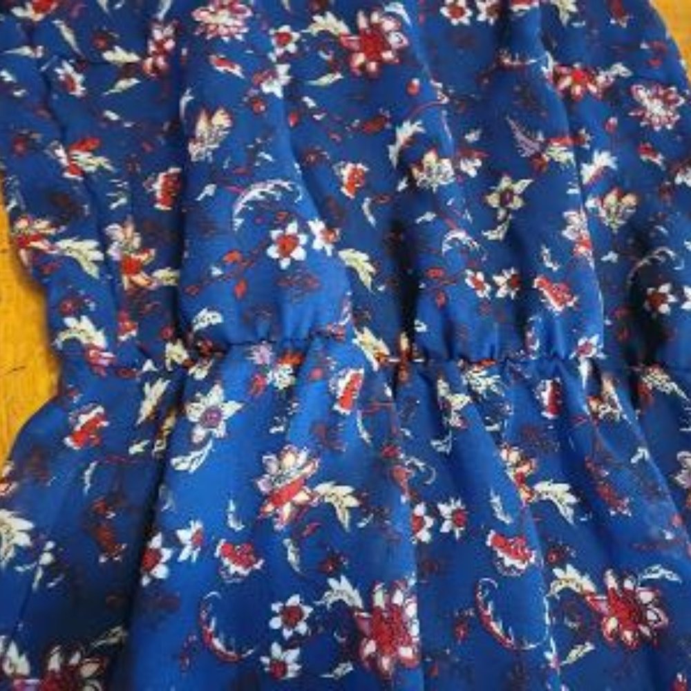 Divided by H&M Blue Floral Maxi Dress - Picture 3 of 14
